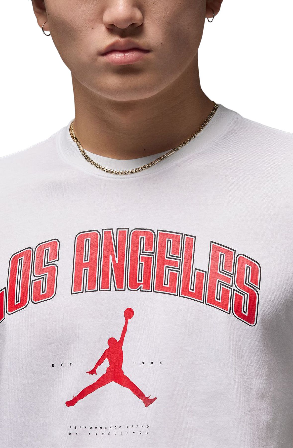 Tシャツ・カットソー Jordan Seoul T-Shirt White Varsity Red Jordan AJ1 Air Jordan 1 Graphic T Shirts