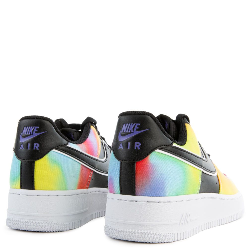 nike air force 1 black tie dye