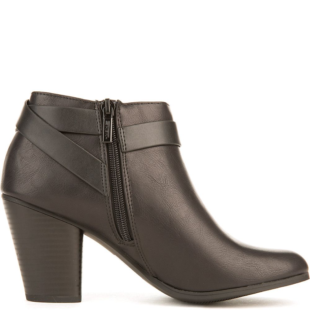 Womens UrbanH Low Heel Ankle Boot Black