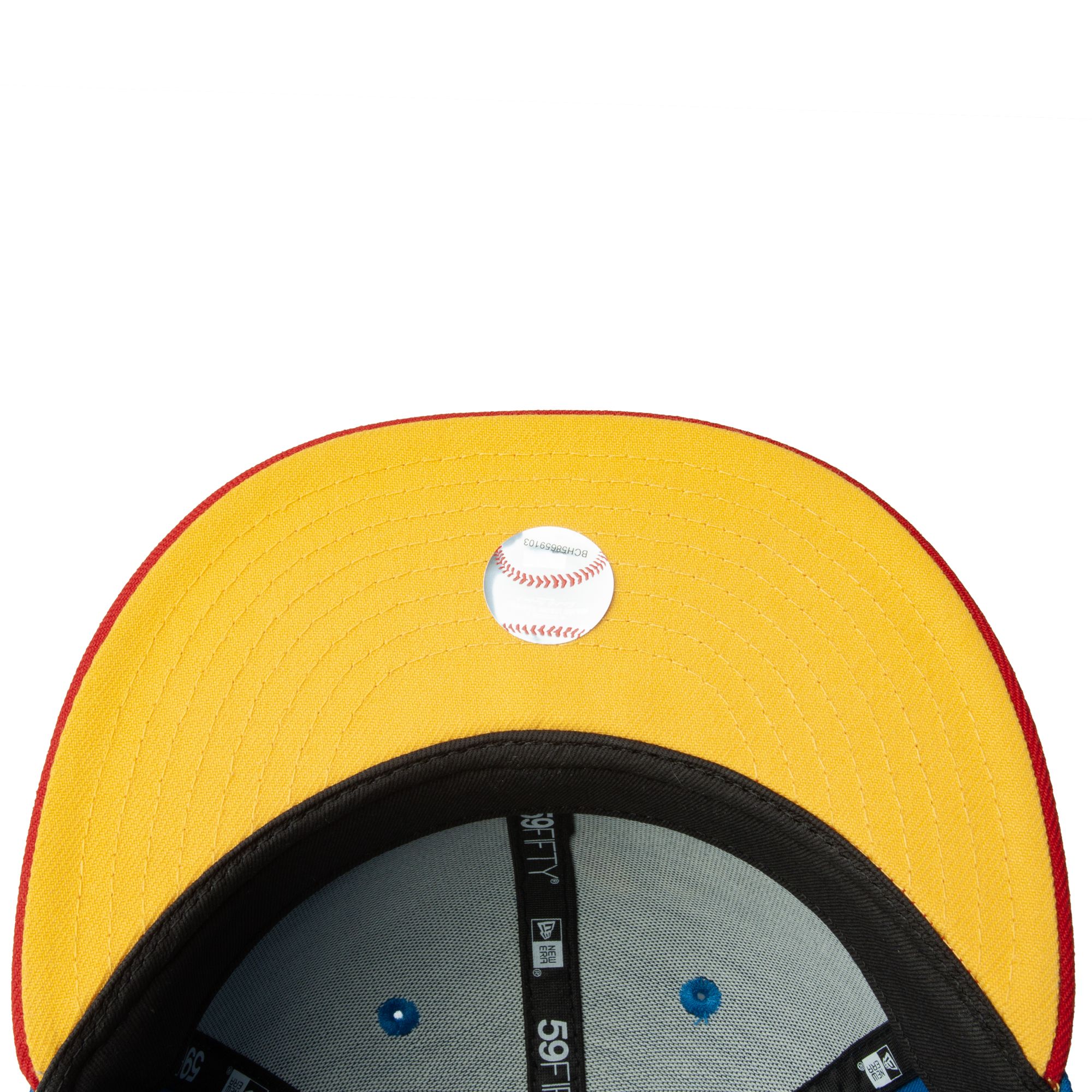 Atlanta Braves Back to School Yellow 59FIFTY Fitted Cap