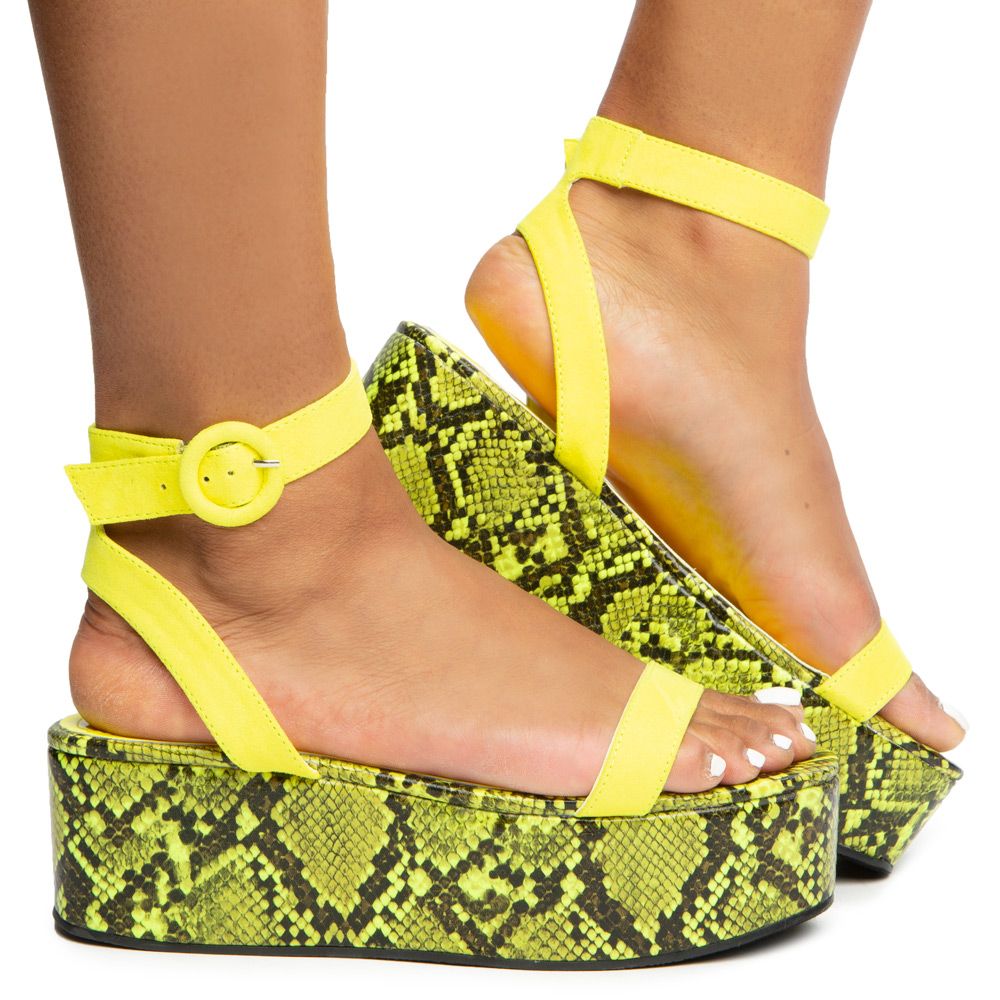 Liliana Rasha Two Strap Platform Sandals Rasha Yesn Shiekh