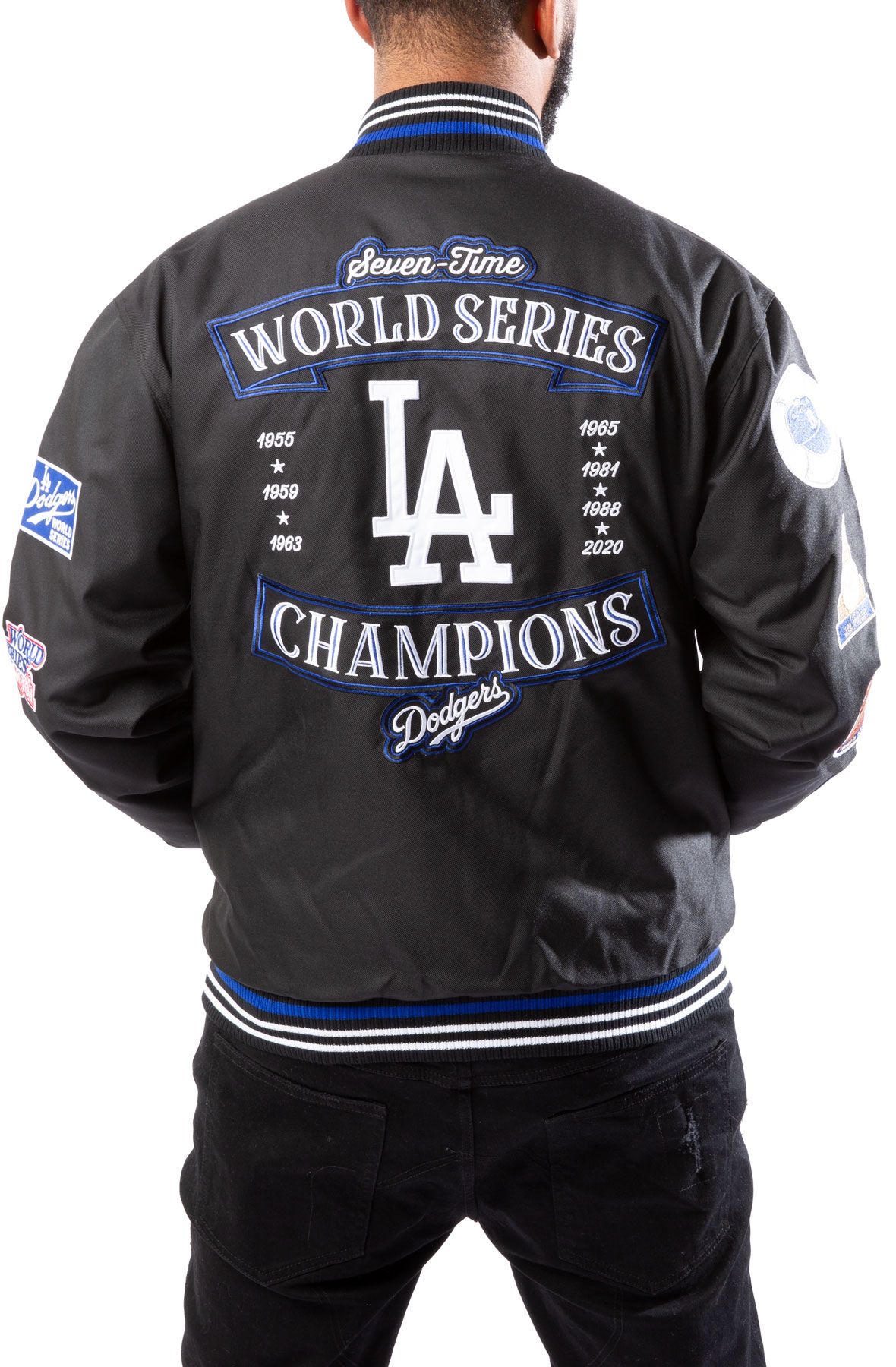 JH DESIGN Los Angeles Dodgers 2020 World Series Champions Jacket  DODP03WS20COL - Shiekh