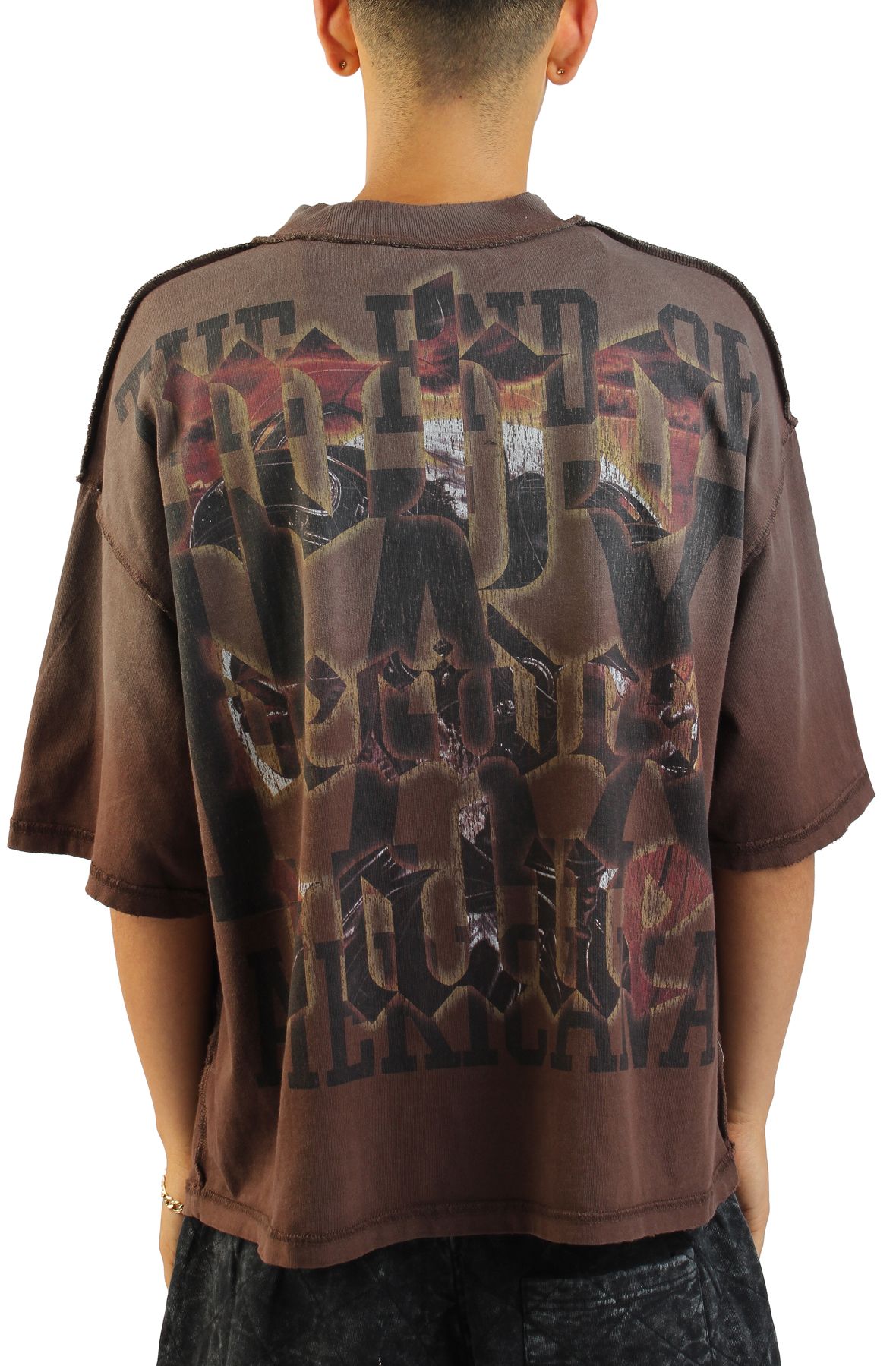 RARE PEACE Consequences V1 T- Shirt RT6008-COFF - Shiekh