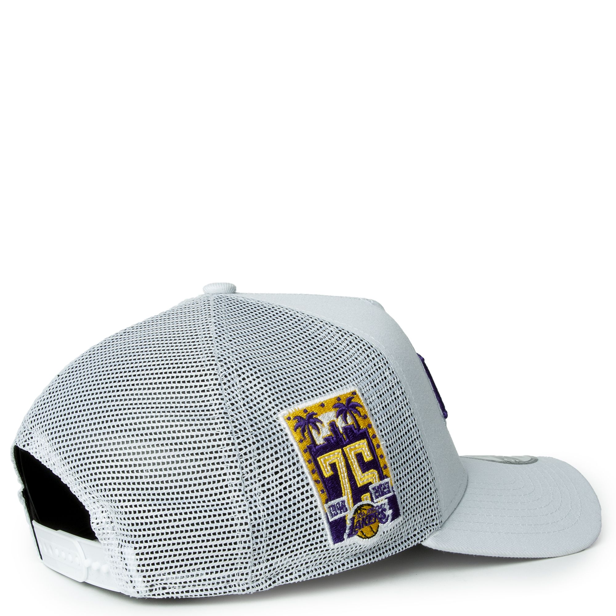 Los Angeles Lakers New Era Mesh Brim Snapback Adjustable Hat - Purple
