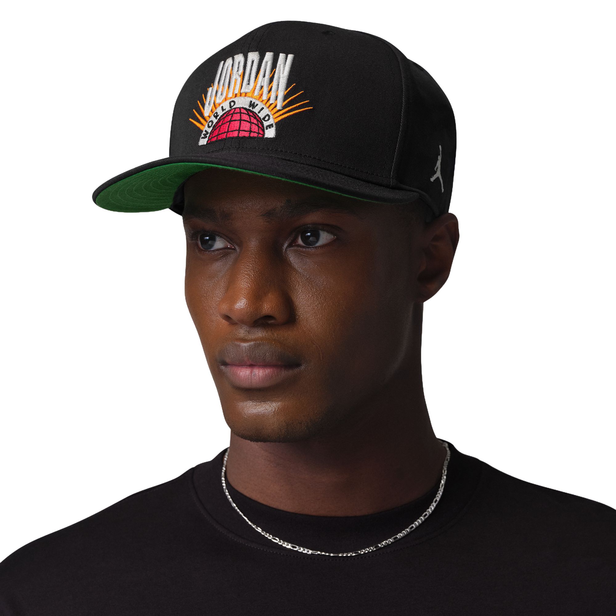 JORDAN Essentials Pro Structured Flat Bill Hat IF3508 010 - Shiekh
