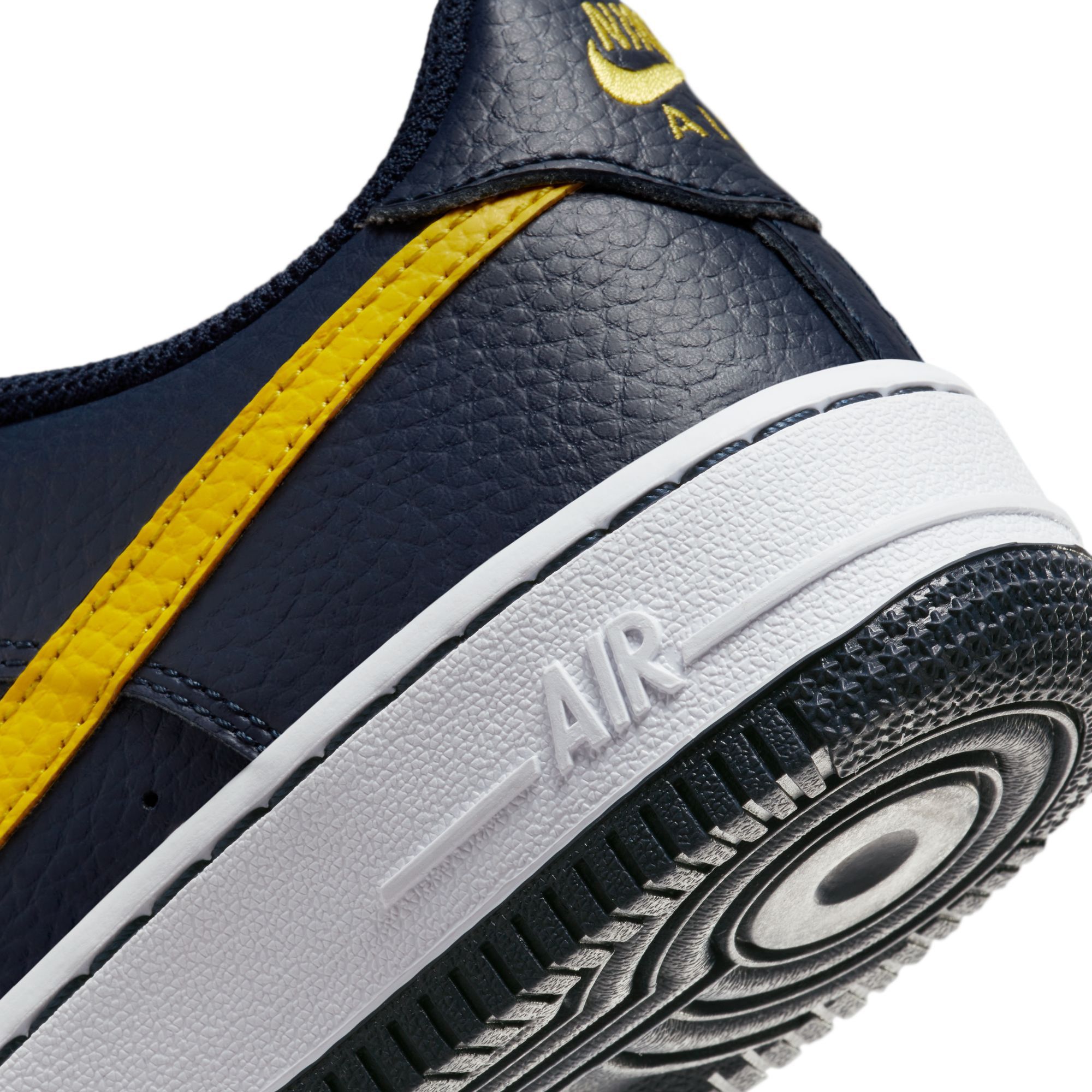 Nike Air Force 1 Mid - Boys Grade School Shoes Obsidian Size 4