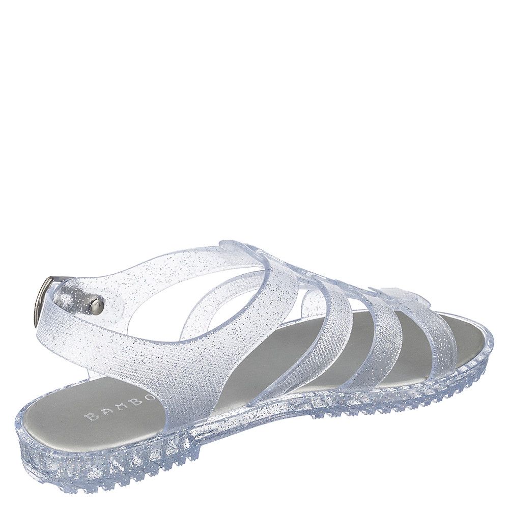 glitter jelly sandals women's