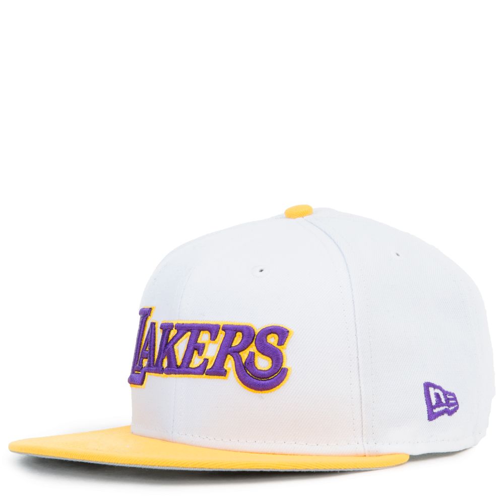 New era 60358013 White Crown Team 9Fifty Los Angeles Lakers Cap White