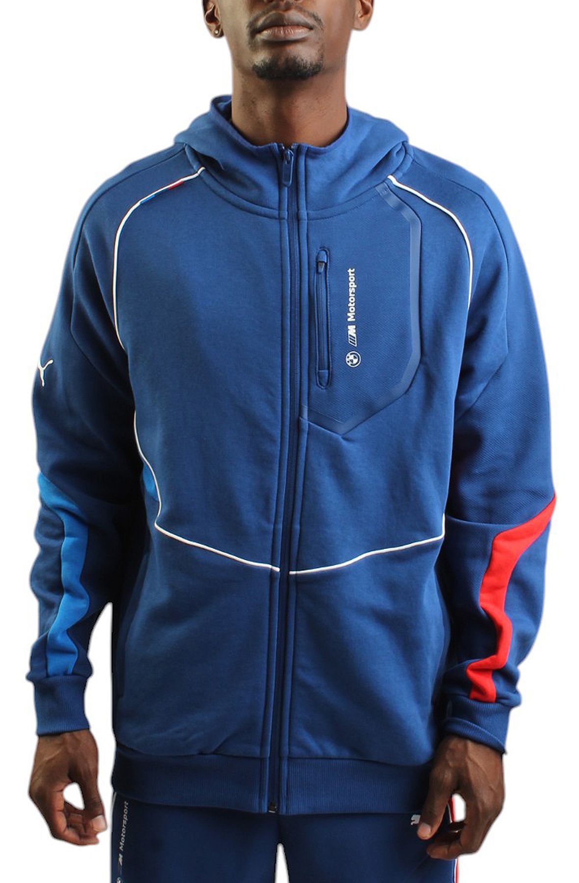 ま  PUMA BMW MMS HOODED SWEAT JACKET 63061504 - Shiekh