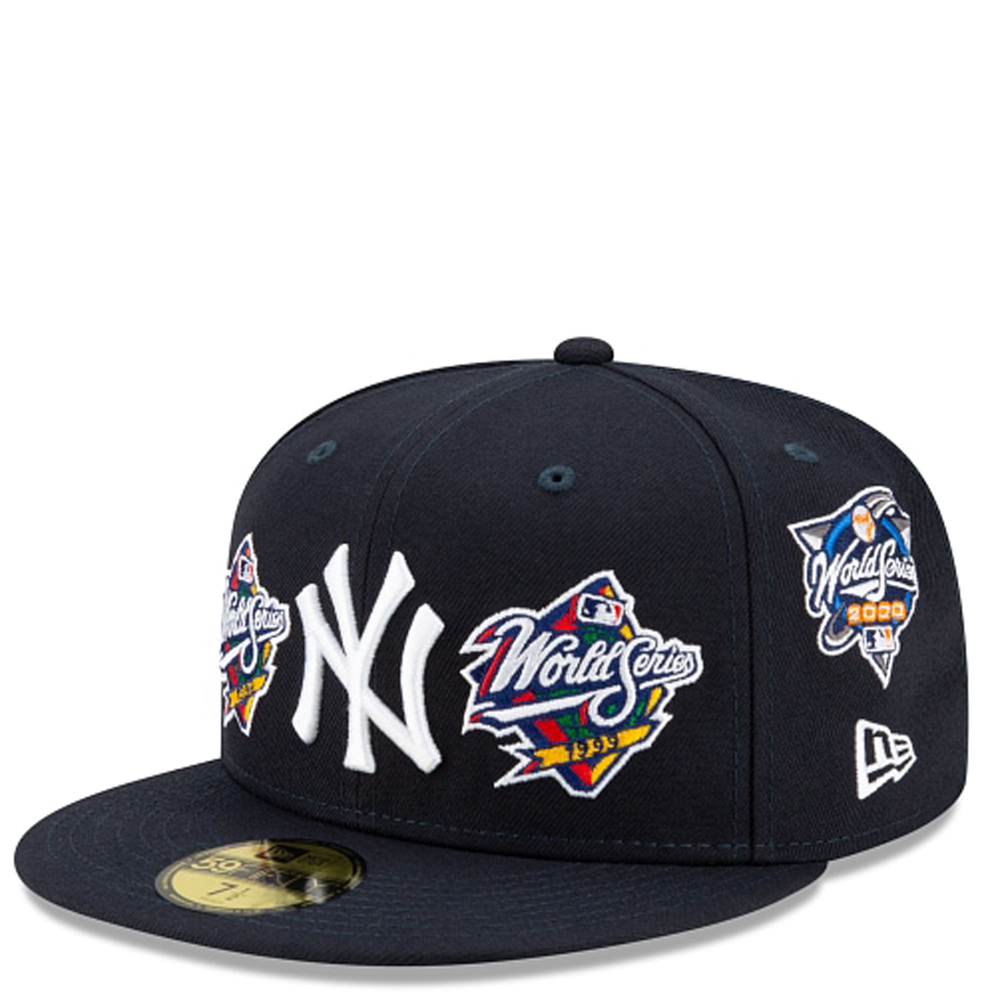 Official New Era MLB Team Wordmark New York Yankees Navy Oversized Tee  B9189_501 B9189_501