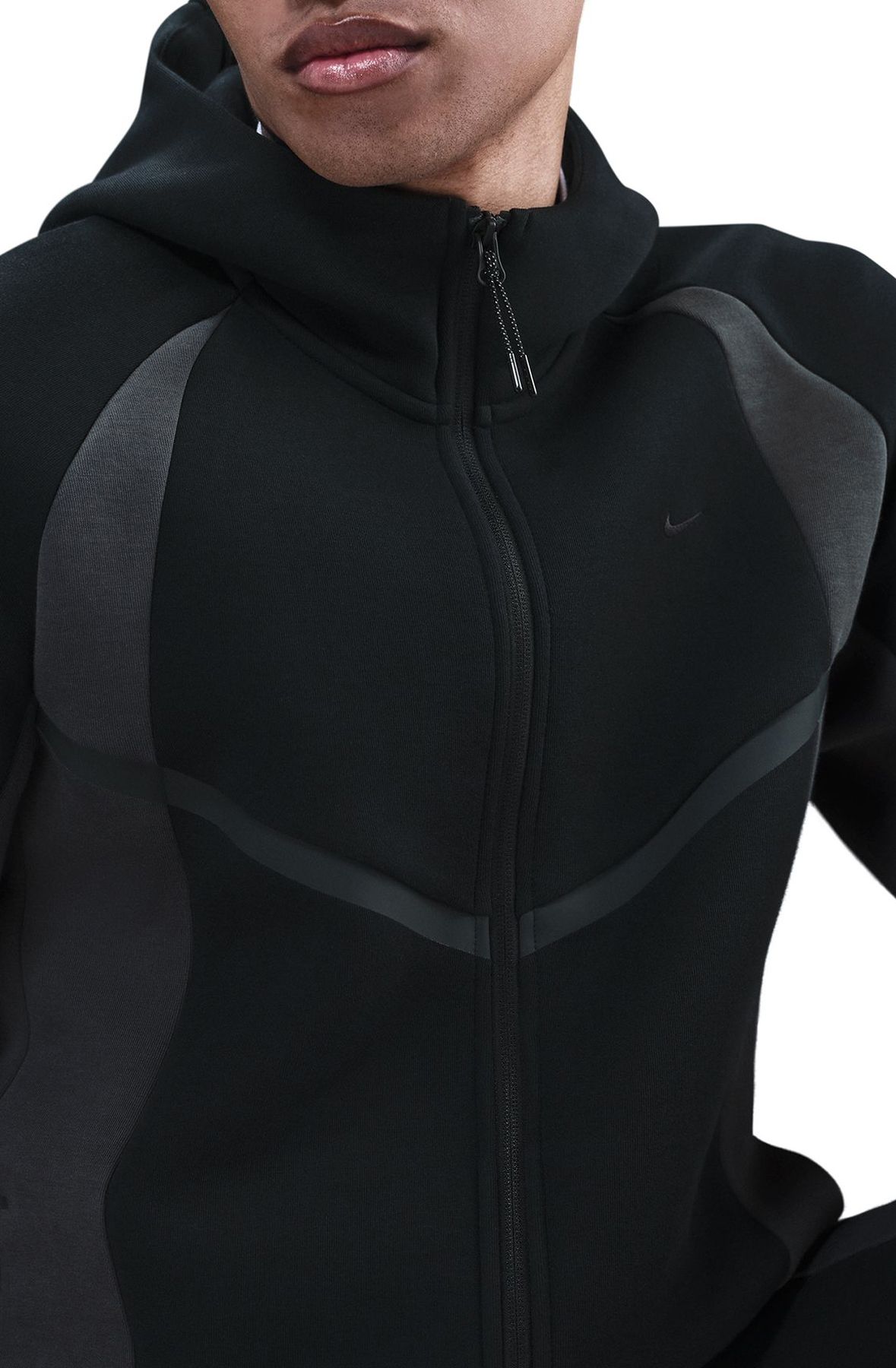 NIKE Tech Color-Block Full-Zip Fleece Wind Runner Jacket IF1325