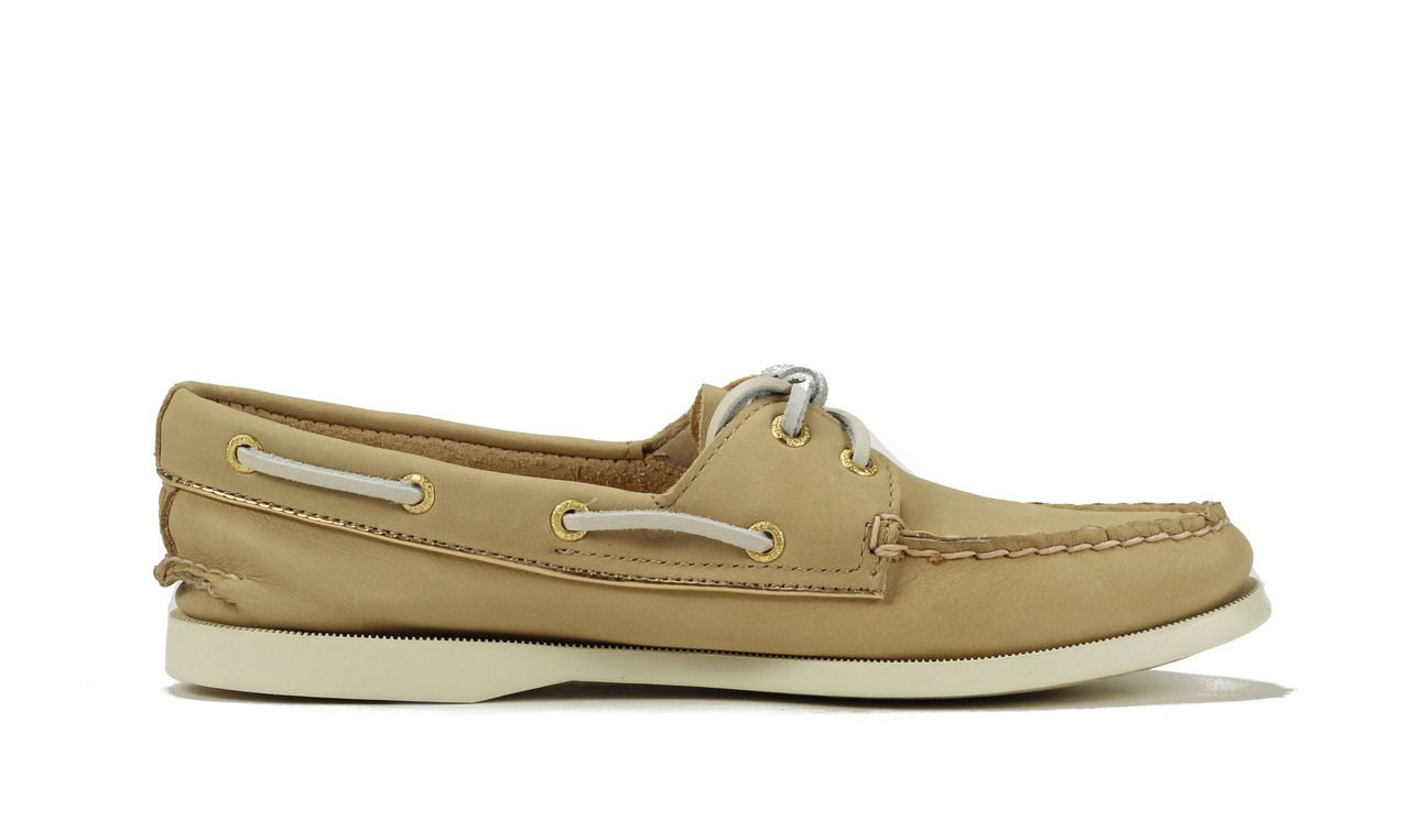 SPERRY TOP-SIDER Sperry Topsider for Women: A/O Desert Gold Boat Shoe ...