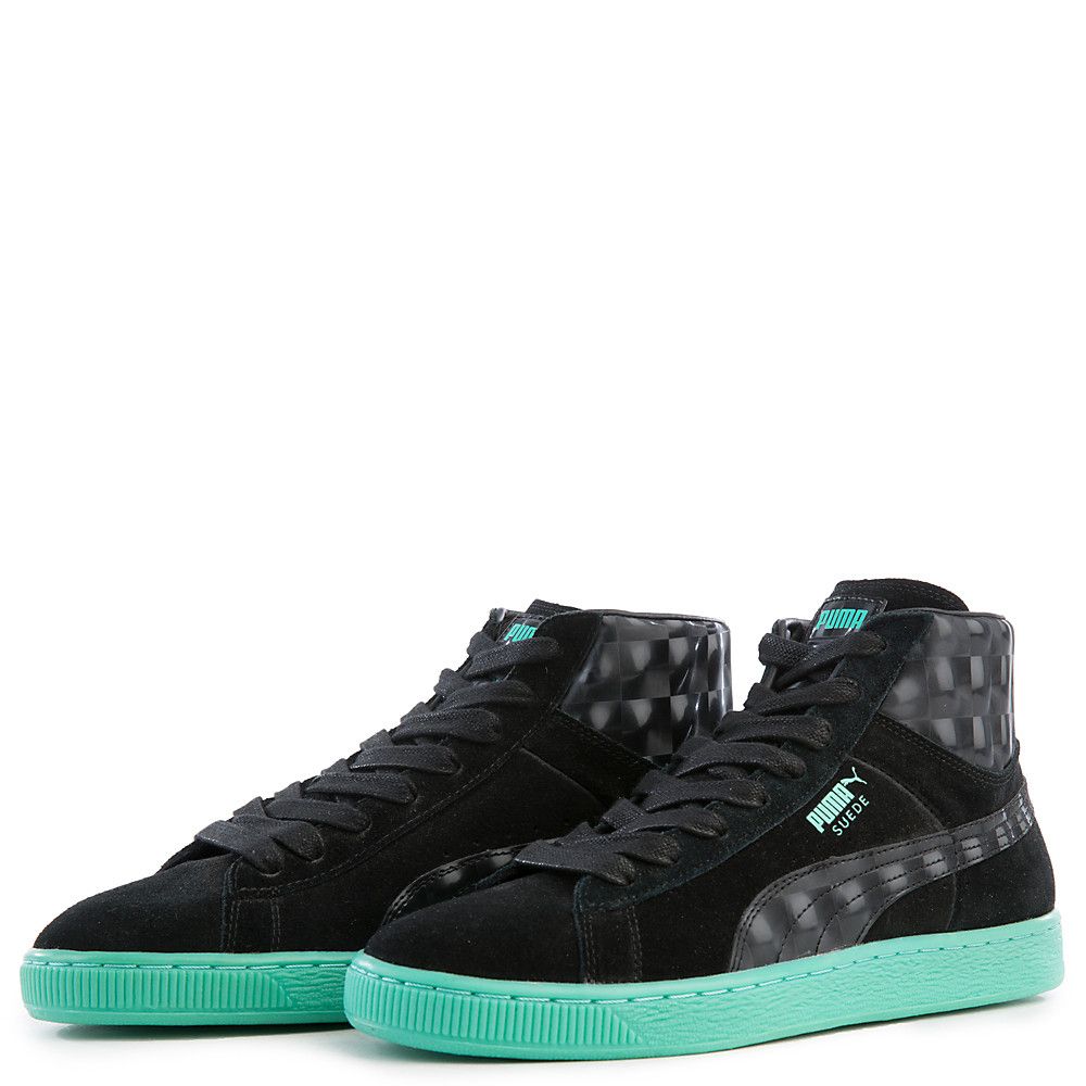 PUMA Men's Suede Mid Classic+ Casual Sneaker 356858 01 - Shiekh