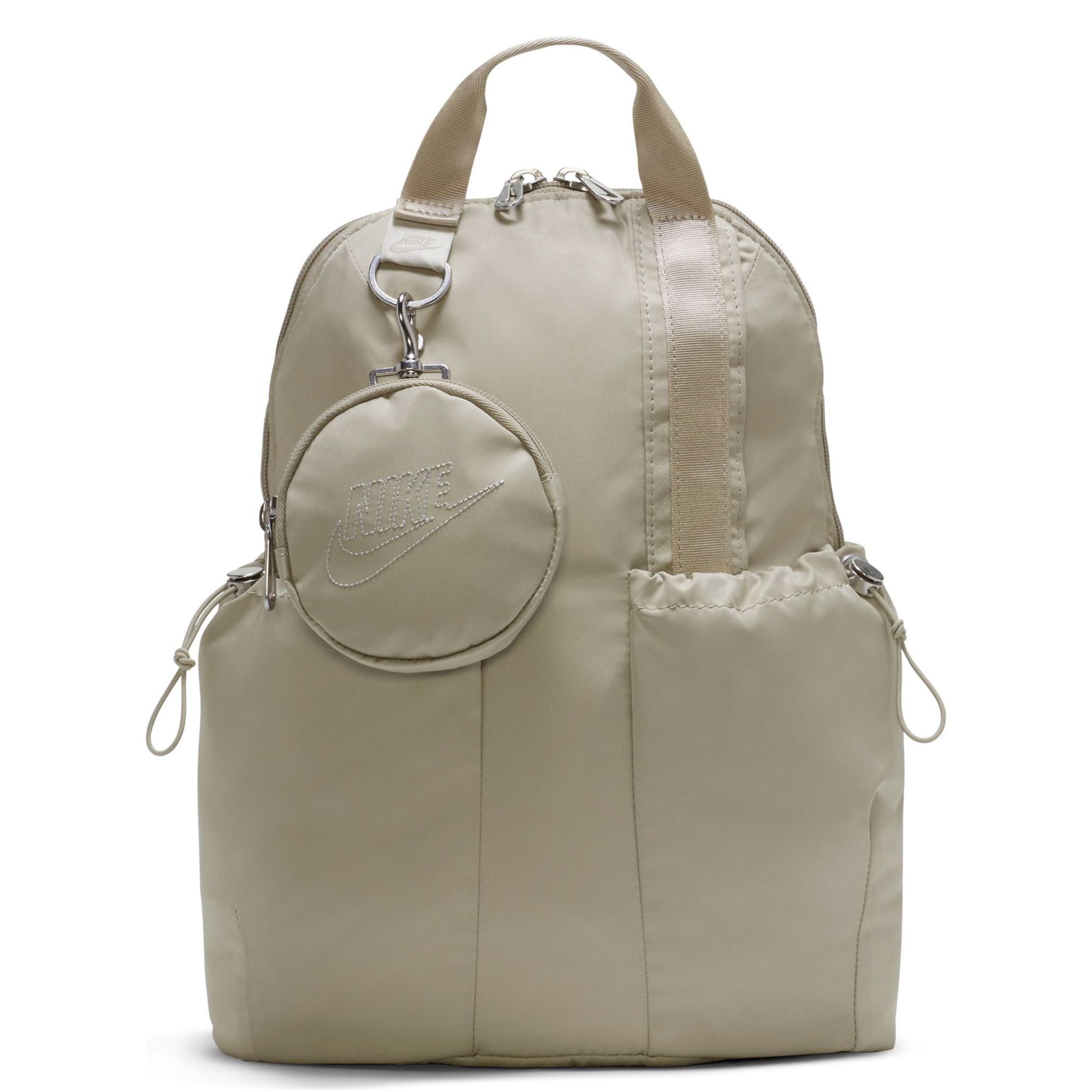 Nike Futura Luxe Tote Bag In Stone With Mini Keyring Pouch-White के लिए  महिलाएं