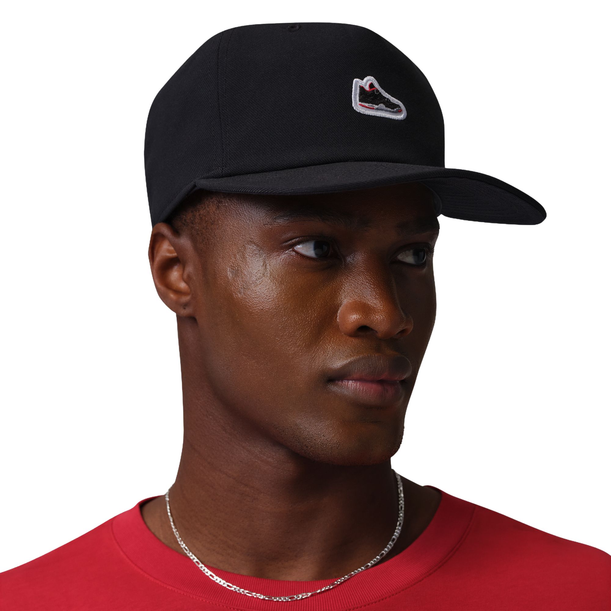 JORDAN Pro Unstructured AJ4 Patch Hat IM5688 010 - Shiekh