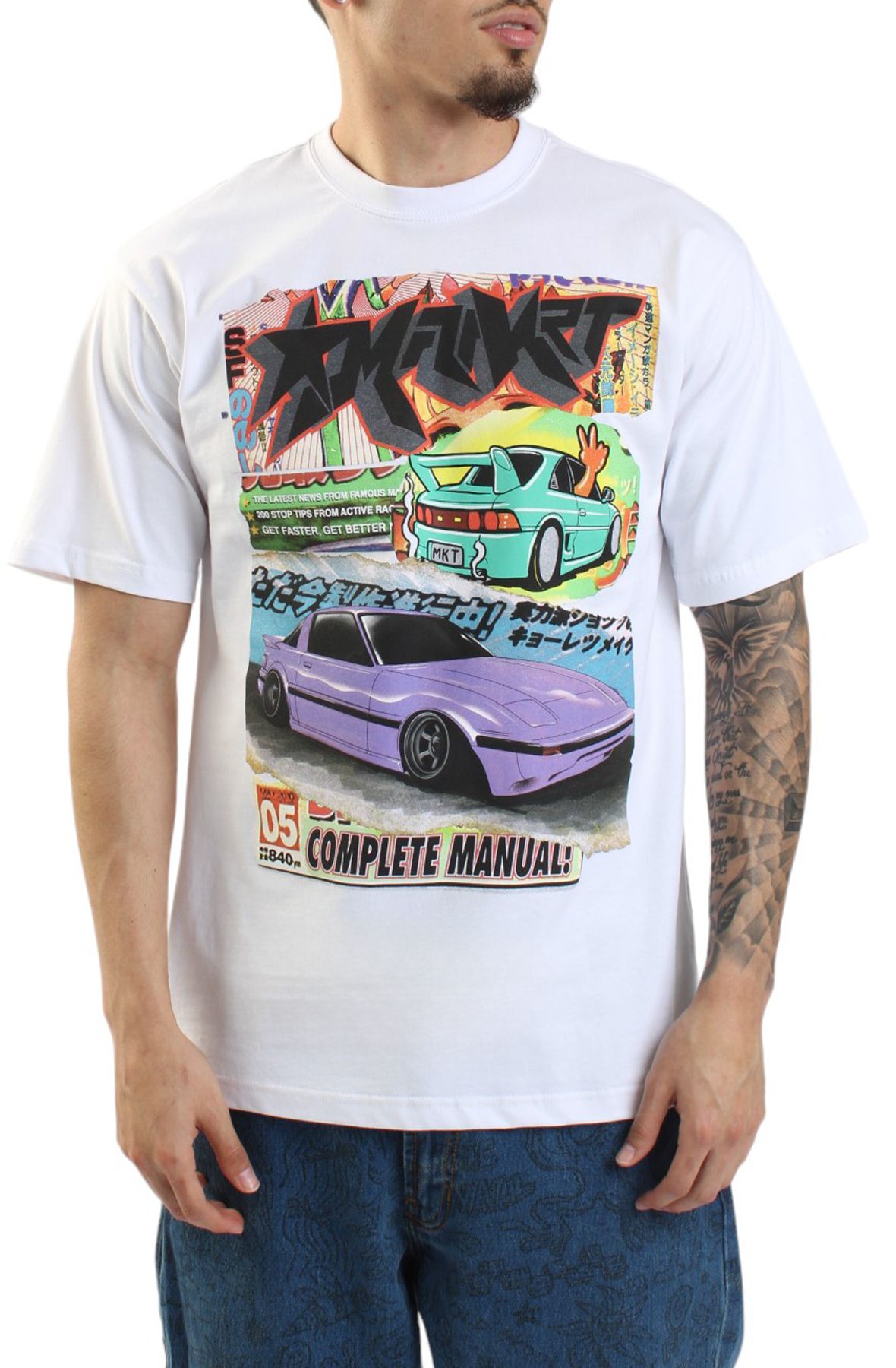 MARKET Auto Salon T Shirt 399001768 WHT Shiekh