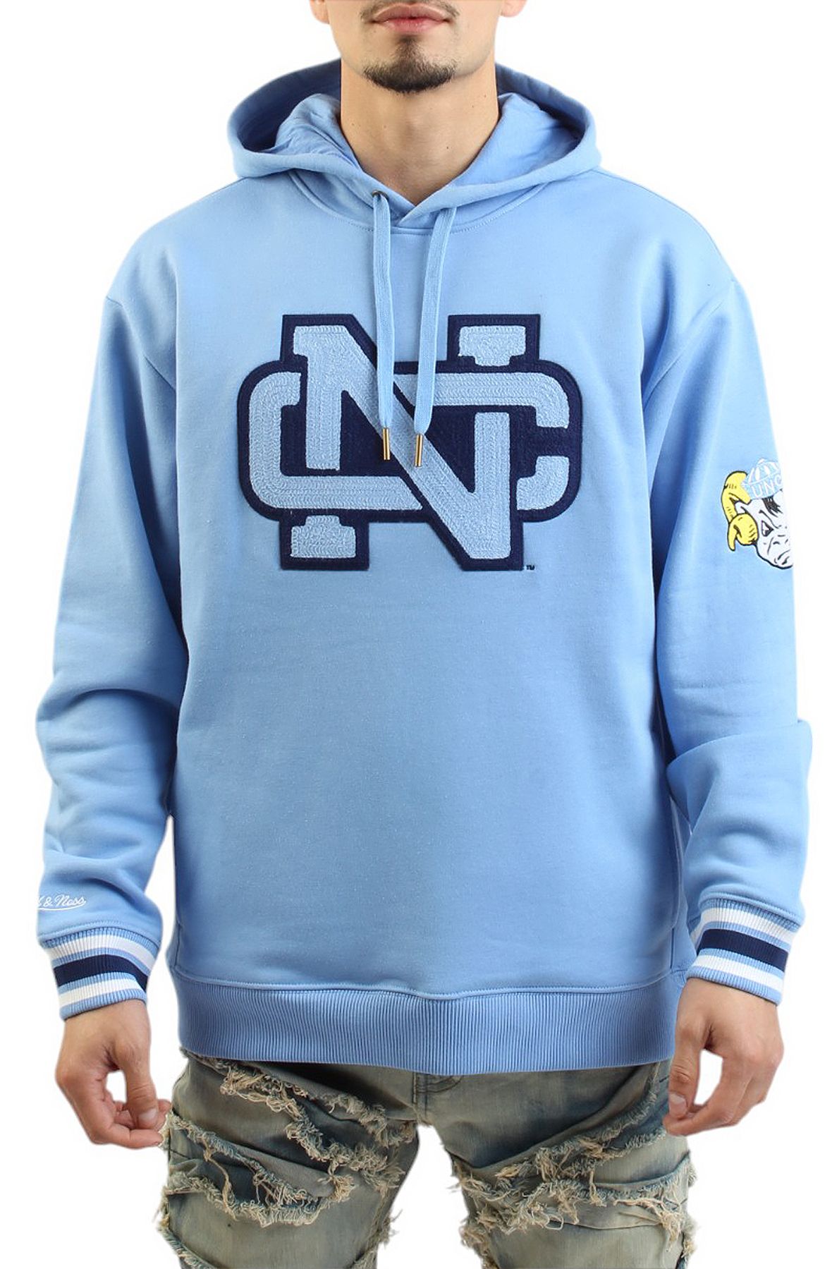 MITCHELL AND NESS North Carolina Tar Heels Chainstich Fleece