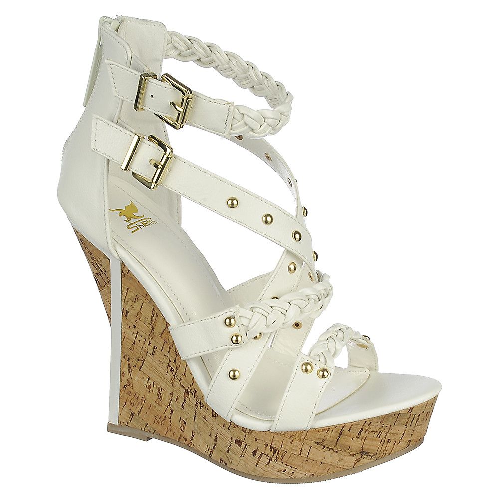 SHIEKH 98 Platform wedge 098/WHITE Shiekh