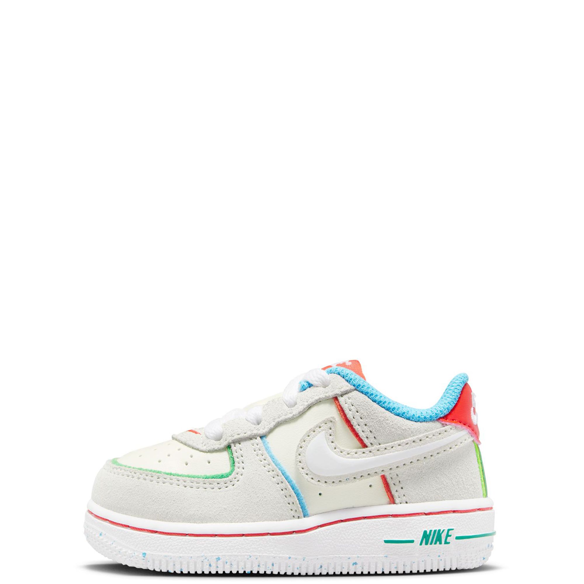 New Nike Force 1 Low Unisex Baby Shoes Size 4c Boy/Girl blue white