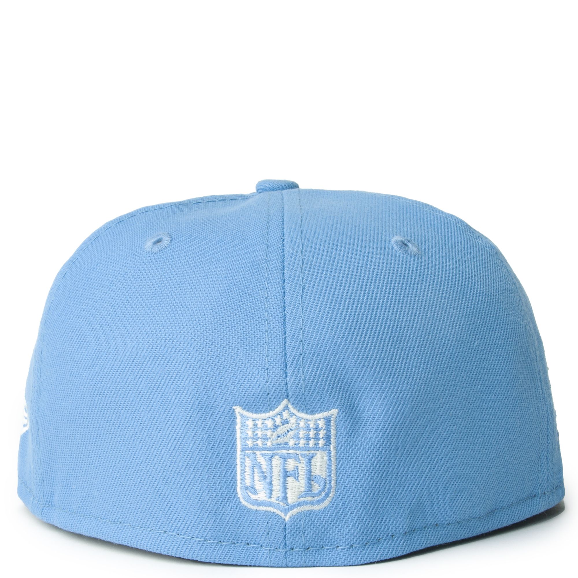 Houston Oilers New Era Team Basic Throwback 59FIFTY Fitted Hat - Light Blue