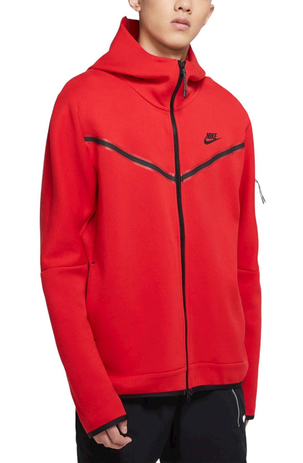 Nike Sportswear Tech Fleece Full-Zip Hoodie University Red Men's