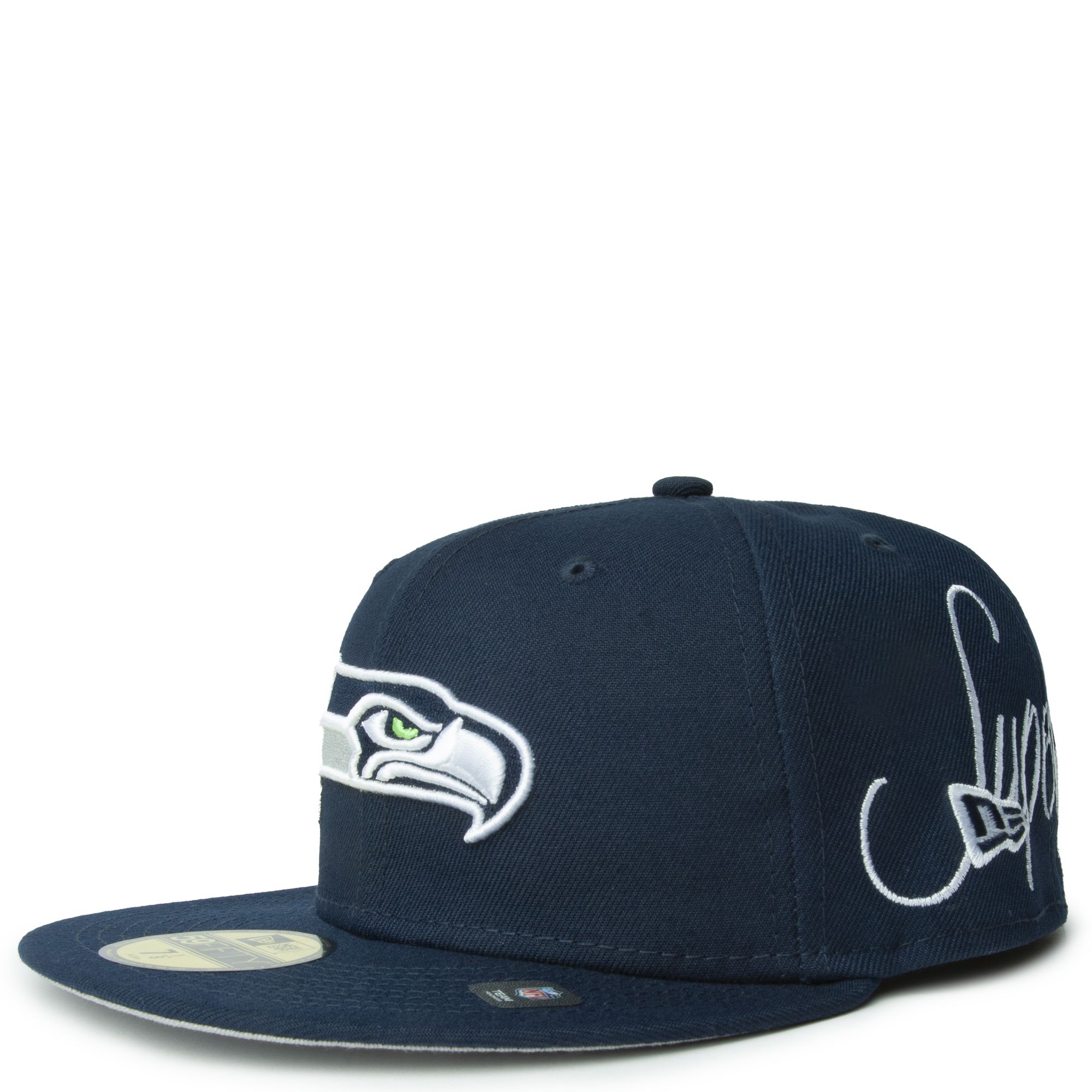 Men's New Era White Seattle Seahawks Historic Champs T-Shirt