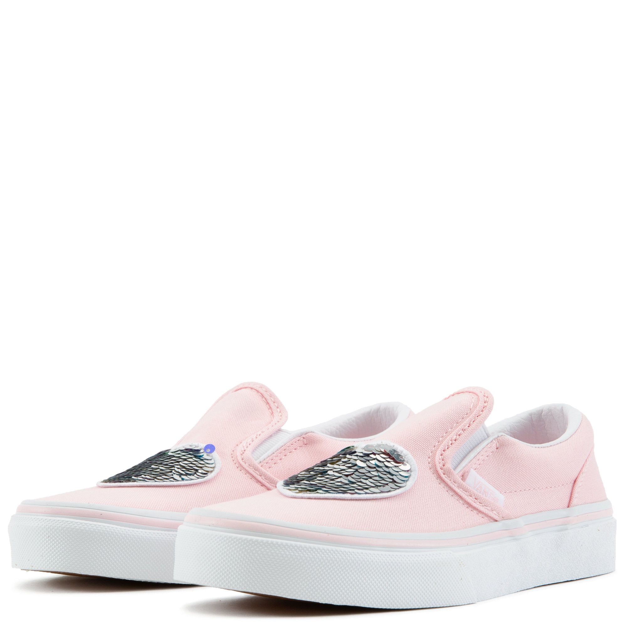 VANS (PS) Classic Slip-On Sequin Patch VN0A4BUT31L - Shiekh