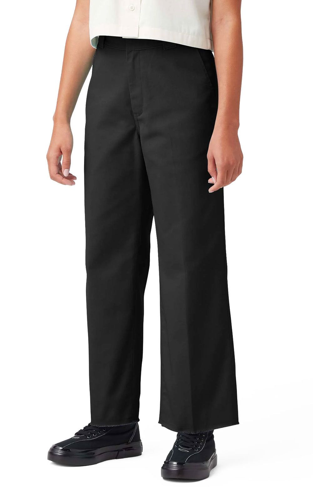 DICKIES Cropped Twill Ankle Pants FPR10RBK - Shiekh