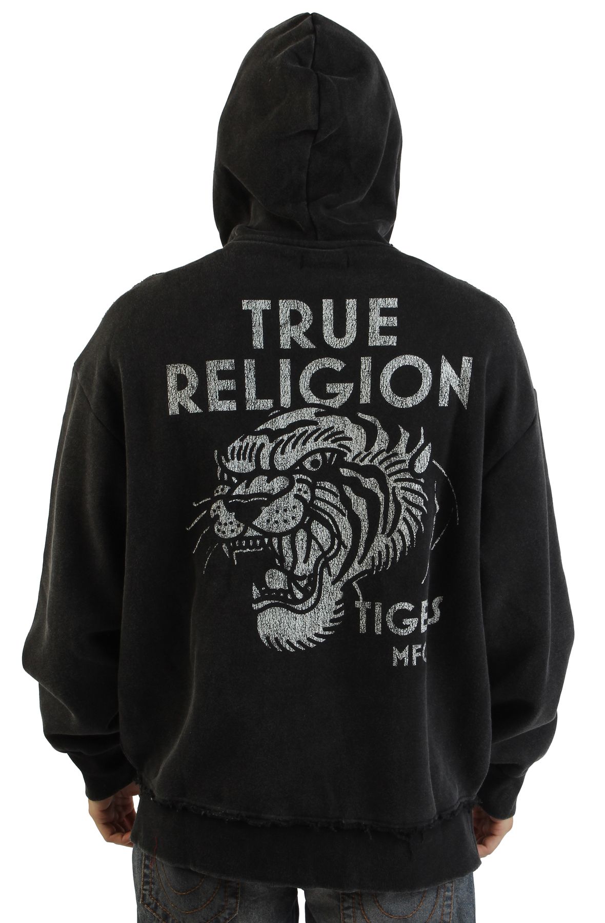 TRUE RELIGION ブラック パーカー トゥルーレリジョン パーカー/TRUE RELIGION PARKER