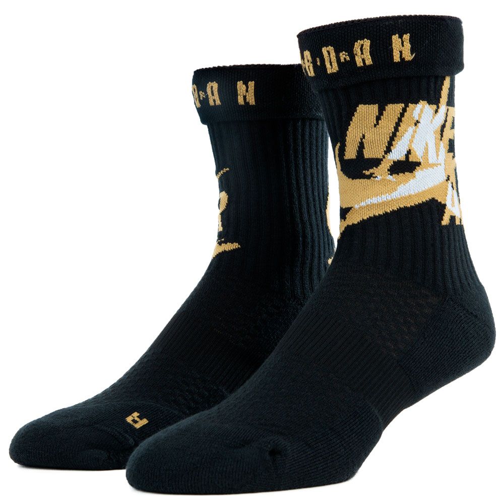 black and gold jordan socks online -