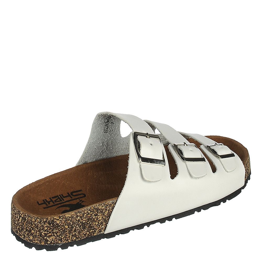 flat sandals for women white