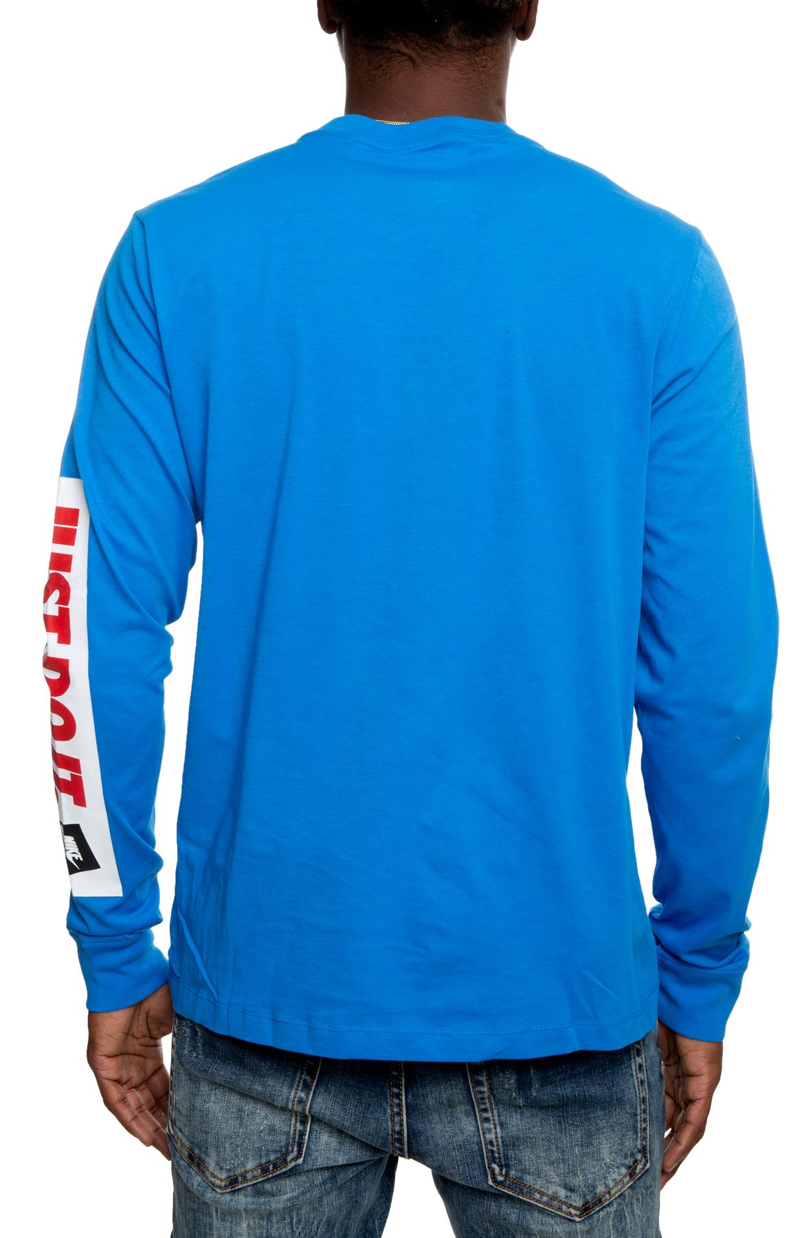 nike swimming 5inch volley shorts with all over swoosh print in black