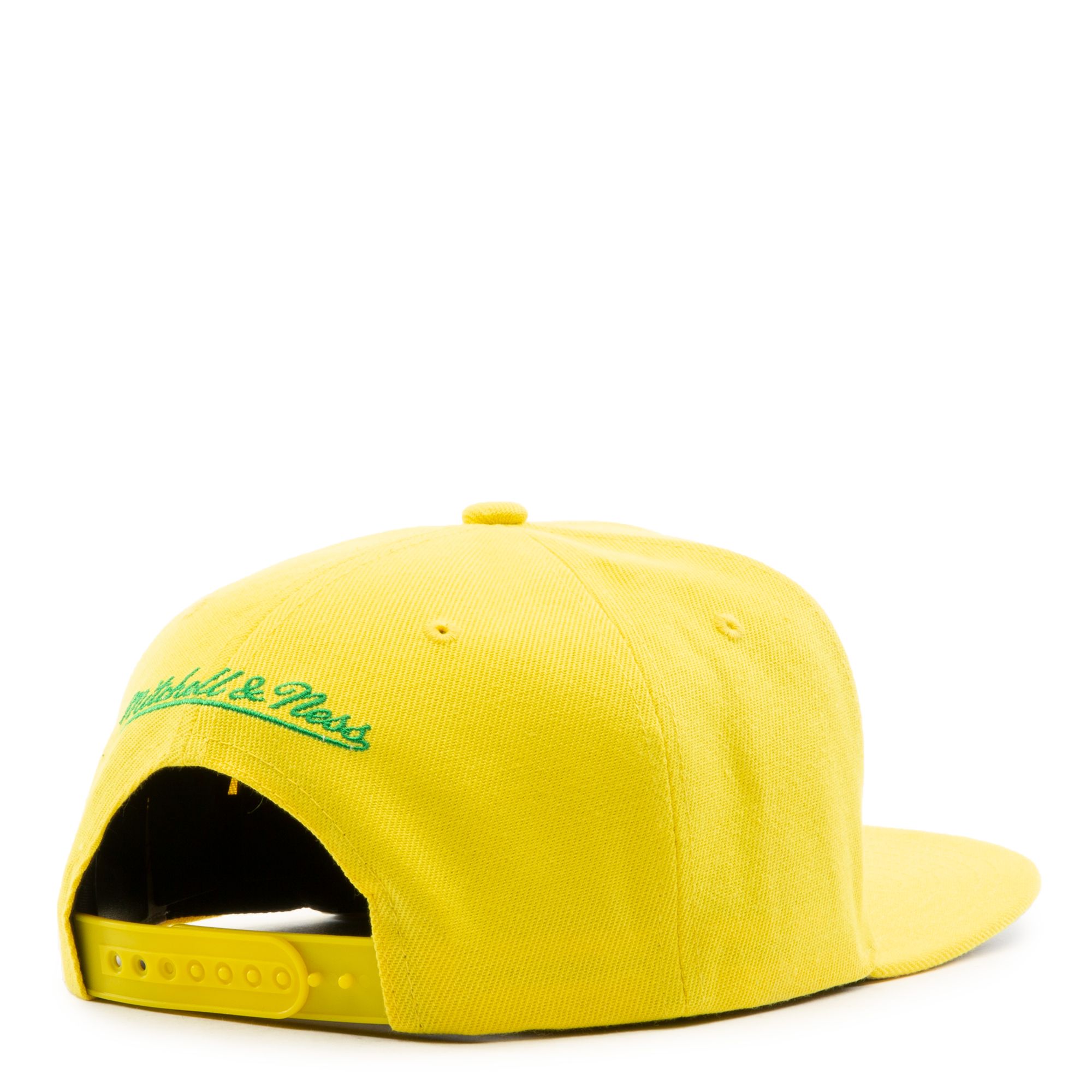 Mitchell & Ness - Marquette Eagles Half And Half Snapback - Yellow/