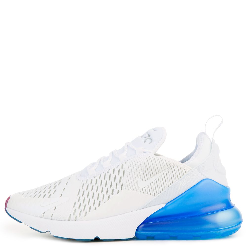 air max 270 men's white and blue