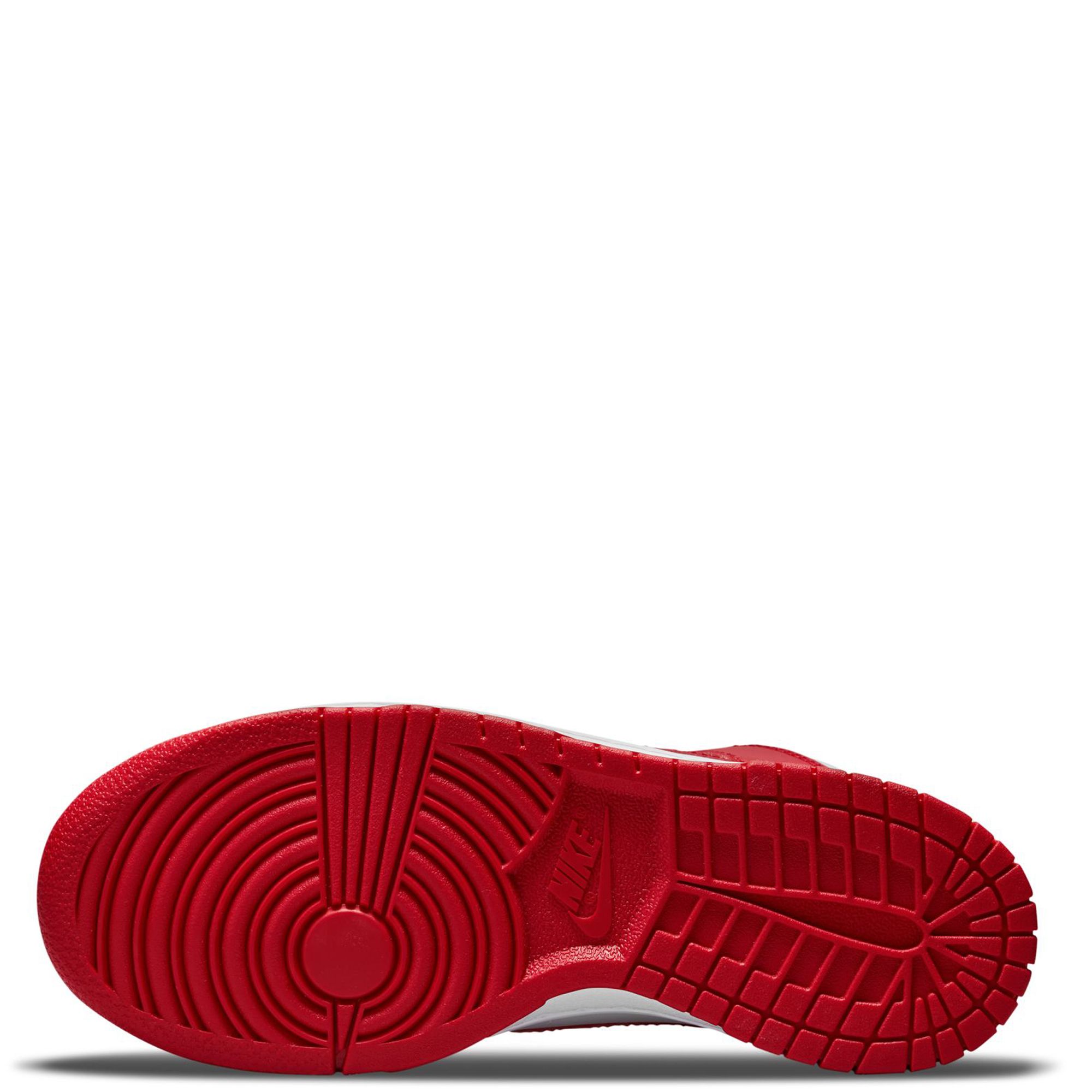 dunk high white varsity red