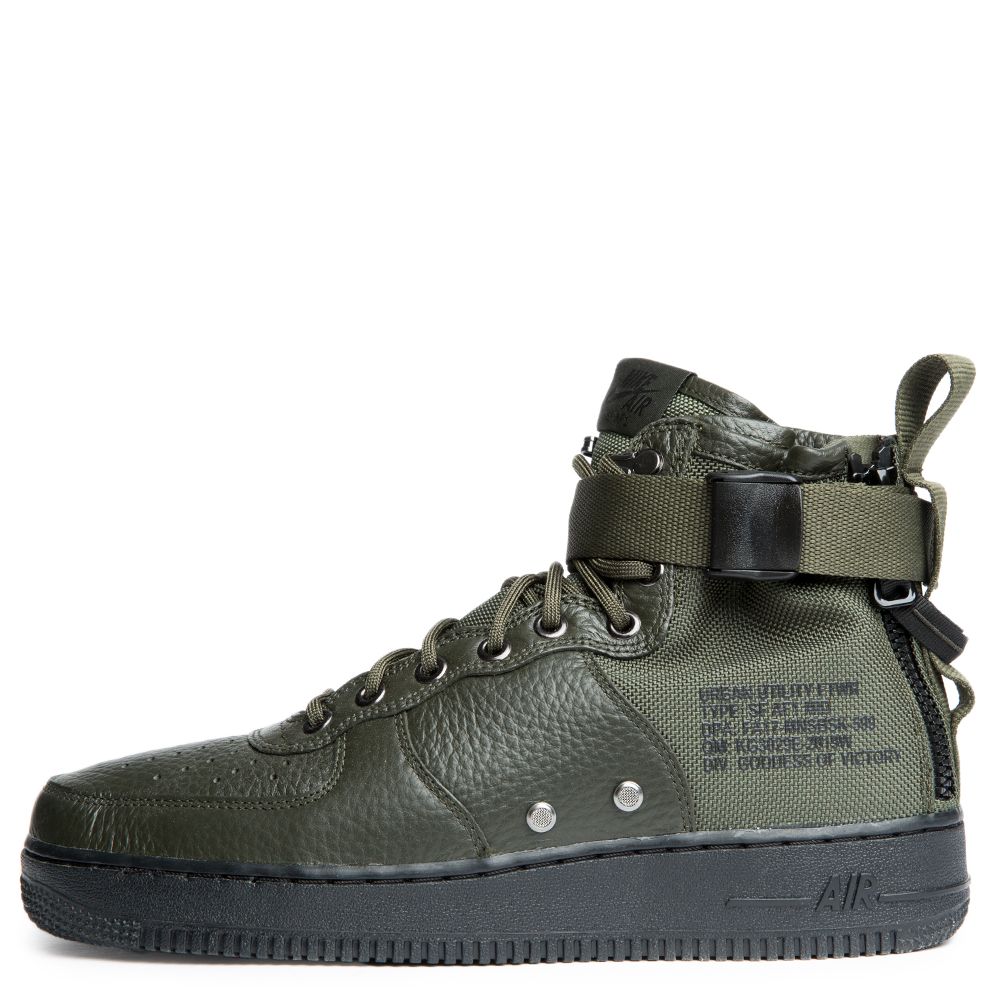 Sf Air Force 1 Mid Shoe SEQUOIA/SEQUOIA 