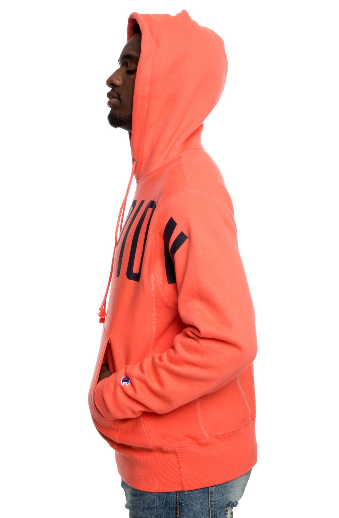 CHAMPION REVERSE WEAVE OVERSIZED ARCH LOGO HOODIE GF68
