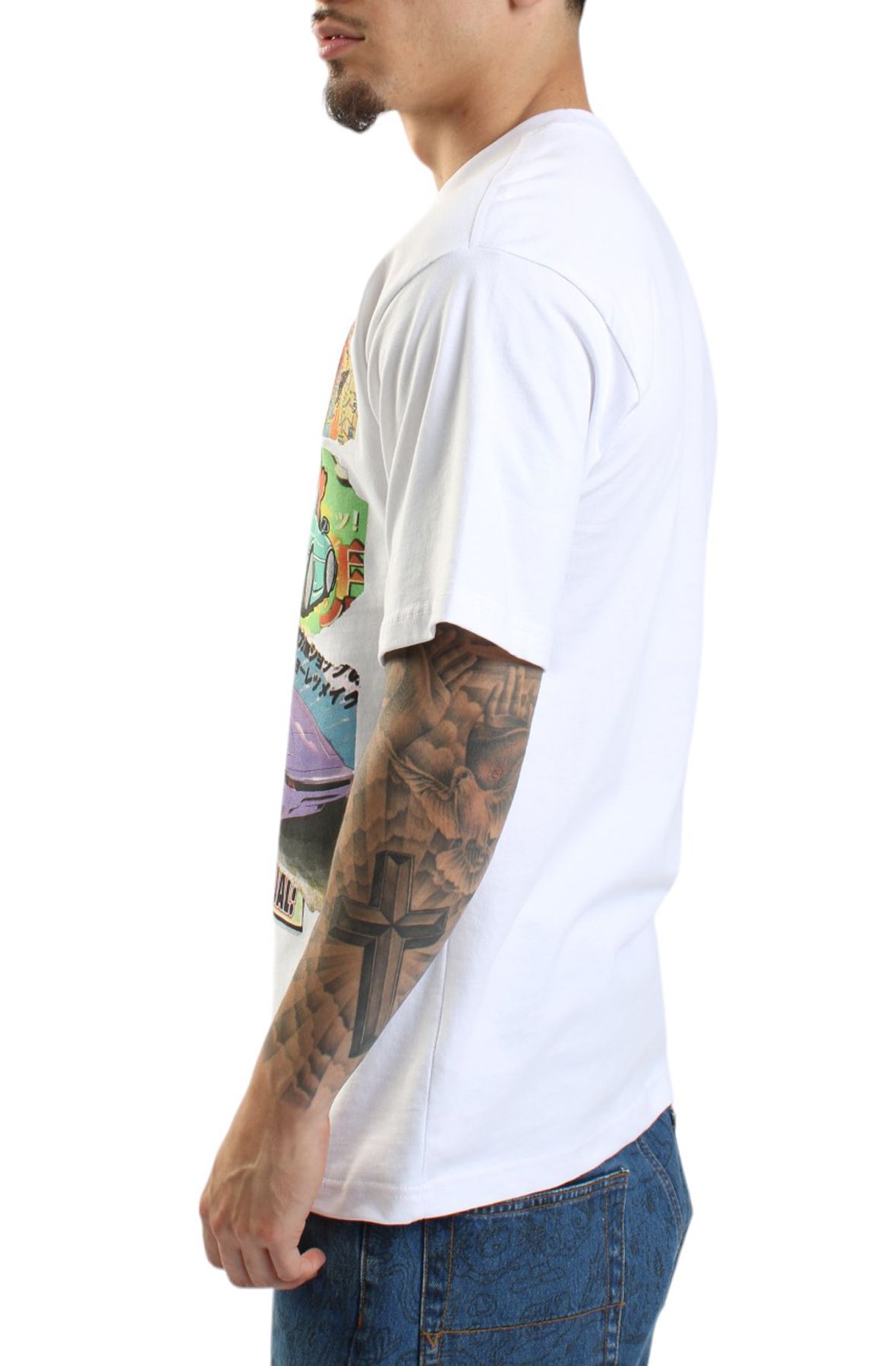 ★MARKET★ M Auto Salon T-shirt White AUTO SALON TSHIRT WHIT MARKET T-SHIRT AUTO SALON WHITE - LUST PANAMA