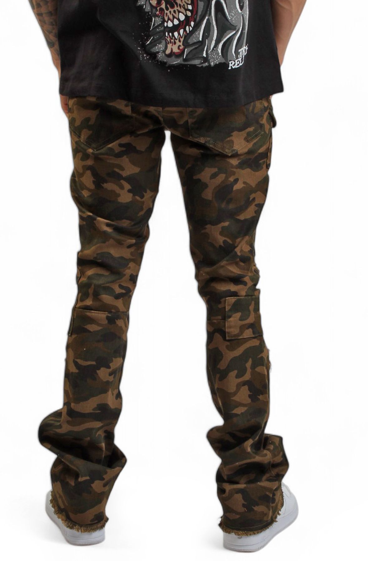 FBRK Cloud Hopper Stacked Jean P24959-CAMO - Shiekh