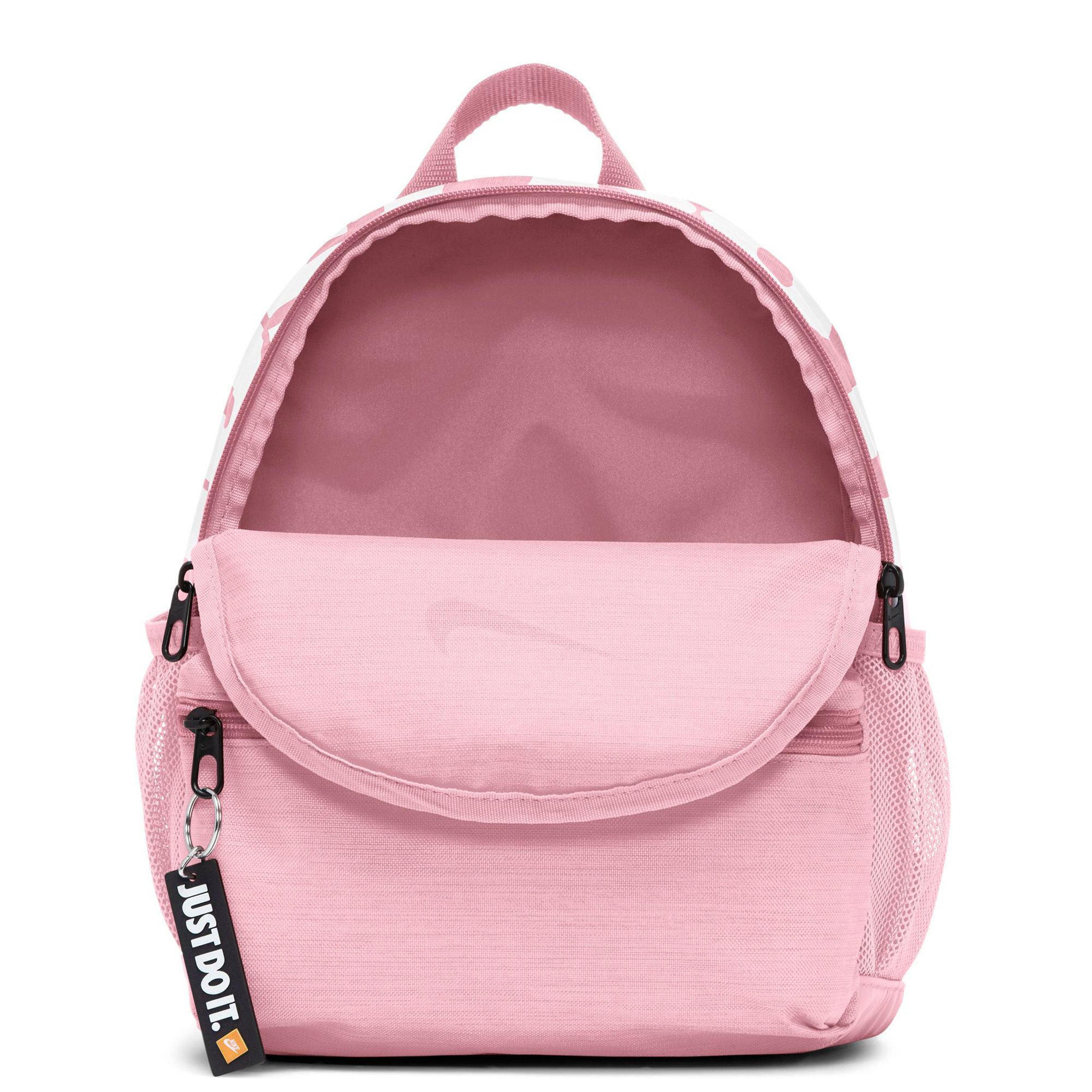 mini nike backpack pink Elemental (Pink Glaze/White): Clothing, Shoes & Jewelry Zippered main compartment thats big enough to hold your favorite book snacks and more Mini Backpack 11L - Kids-Teens