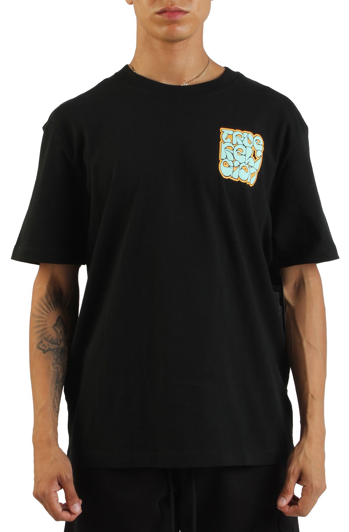 TRUE RELIGION True Dove Puff Print T-Shirt 109121C-1001 - Shiekh