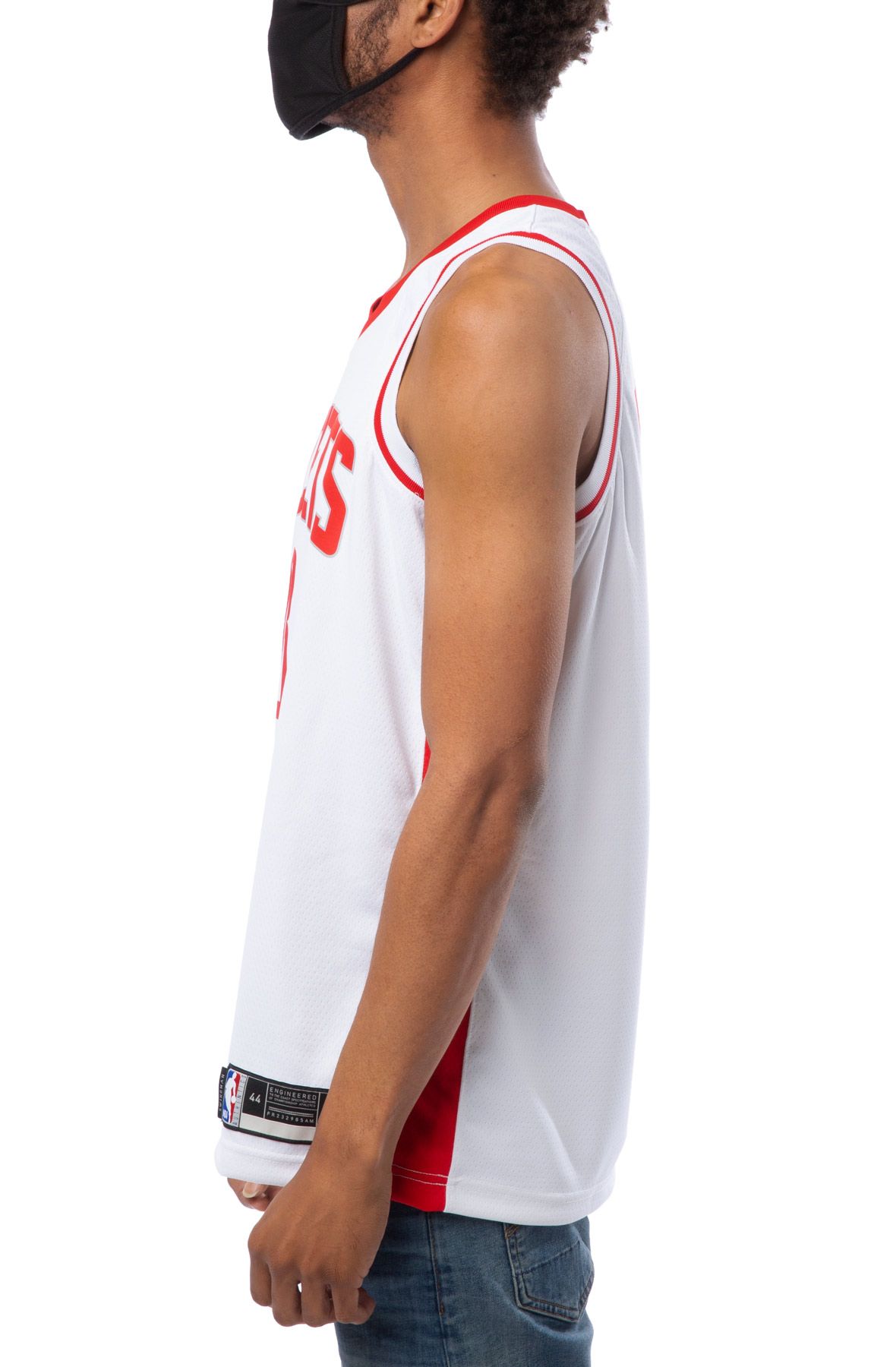 Rare Men's Nike NBA Rockets James Harden MVP Jersey White CT4205-100 Size S