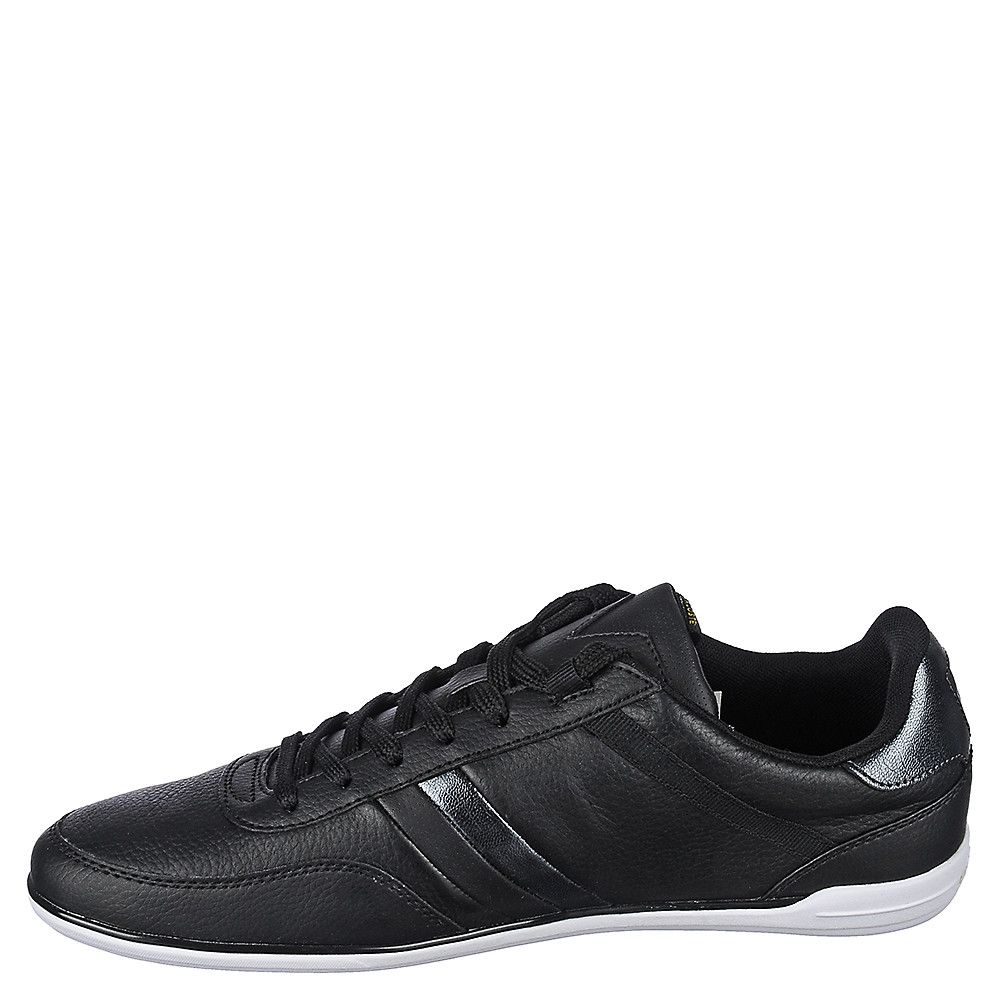 Lacoste mens giron trainers dark red hotsell