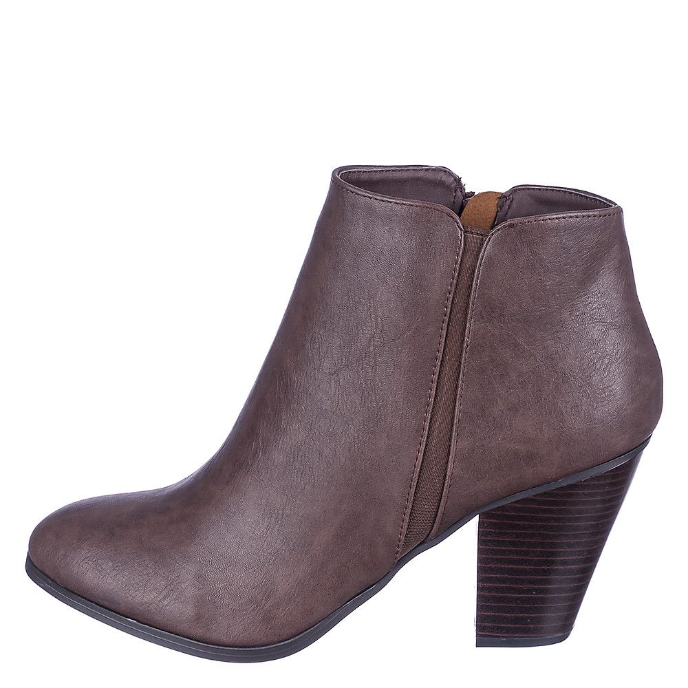 SHIEKH Women's Low Heel Ankle Boot TevayH FD TEVAYH/TAN Shiekh