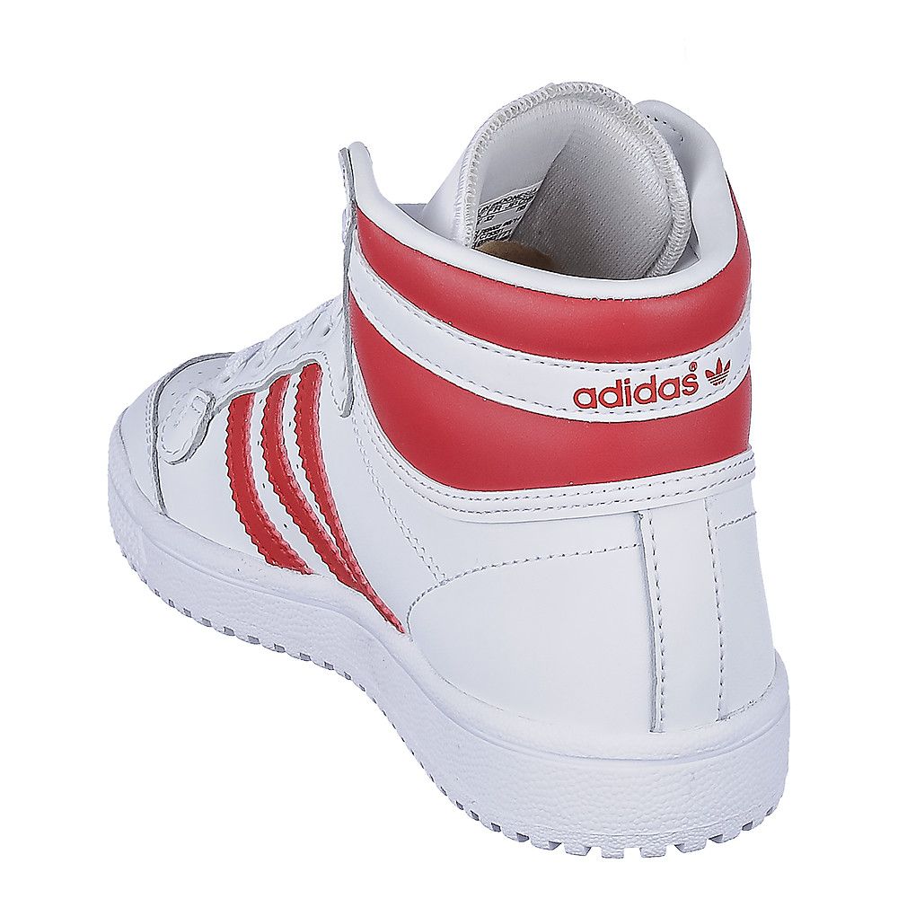adidas top ten hi white red