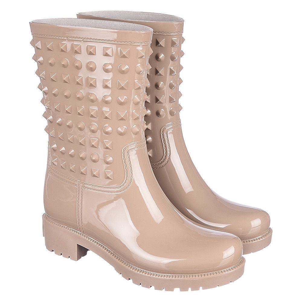 hunter rain boots beige