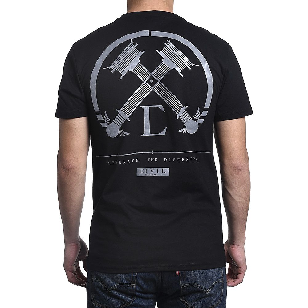 CIVIL REGIME Men's Crewneck Tee Civil Box MTM1511201A Shiekh