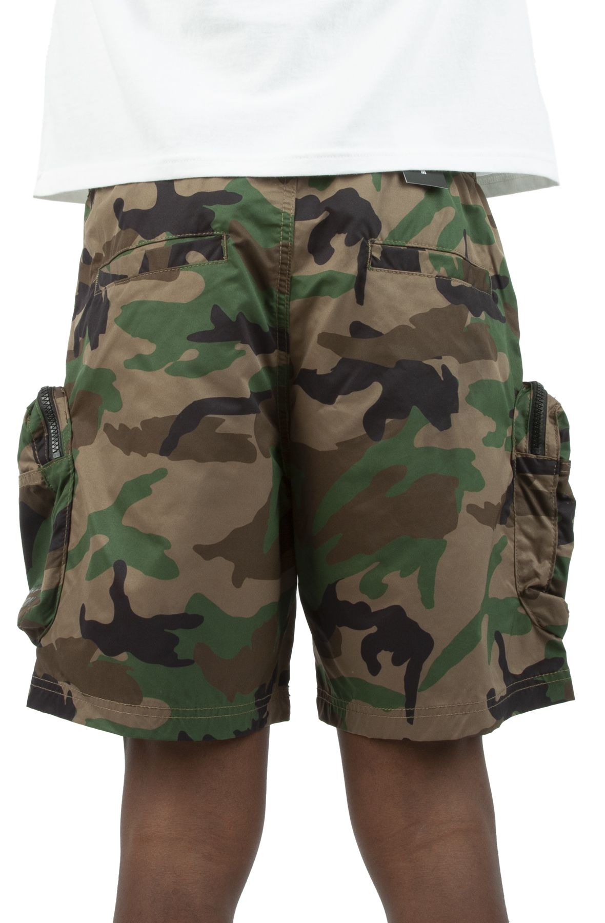 SMOKE RISE Nylon Cargo Shorts WS22282-WCAMO - Shiekh