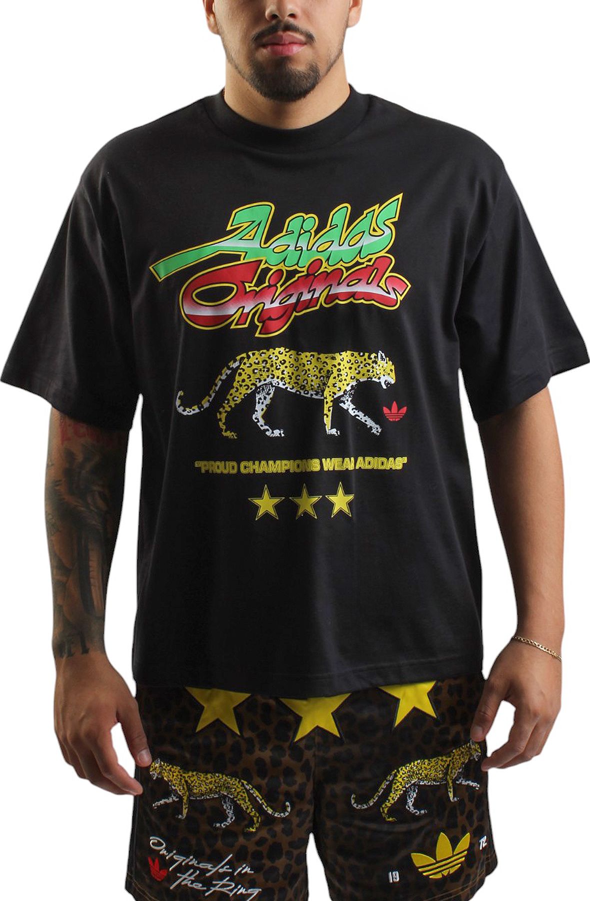 【adidas】ADIDAS ORIGINALS CHAMPIONS GRAPHIC 半袖Tシャツ adidas Originals Champions Graphic Tee - Black | adidas Hong