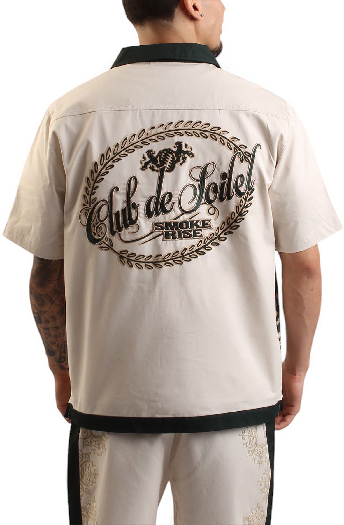 SMOKE RISE Club Soleil Camp Shirt WH25289SK-SCA - Shiekh